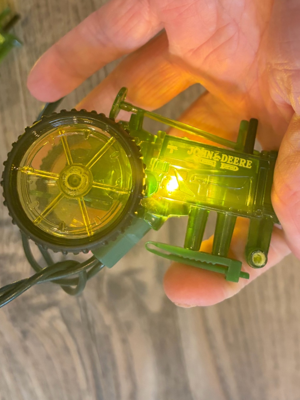 John Deere Tractor Decorative  Light Set Party Patio Indoor Outdoor 11 Total